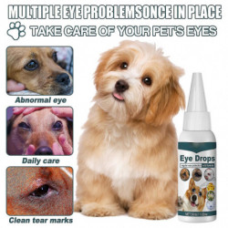 Eye Drops For Dogs,pet Eye Wash Eye Rinse,remove Tear Stains,relieve Pink Eye And Allergies Symptoms