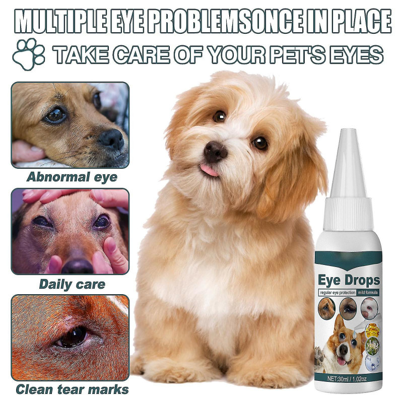 Eye Drops For Dogs,pet Eye Wash Eye Rinse,remove Tear Stains,relieve Pink Eye And Allergies Symptoms