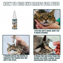 Eye Drops For Dogs,pet Eye Wash Eye Rinse,remove Tear Stains,relieve Pink Eye And Allergies Symptoms