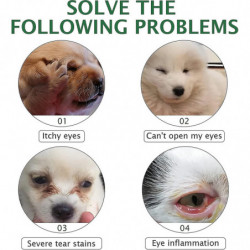Eye Drops For Dogs,pet Eye Wash Eye Rinse,remove Tear Stains,relieve Pink Eye And Allergies Symptoms