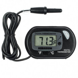 Thermomètre d’aquarium - Thermomètre d’aquarium numérique Lcd avec ventouse et sonde d’immersion pour aquarium, [...]