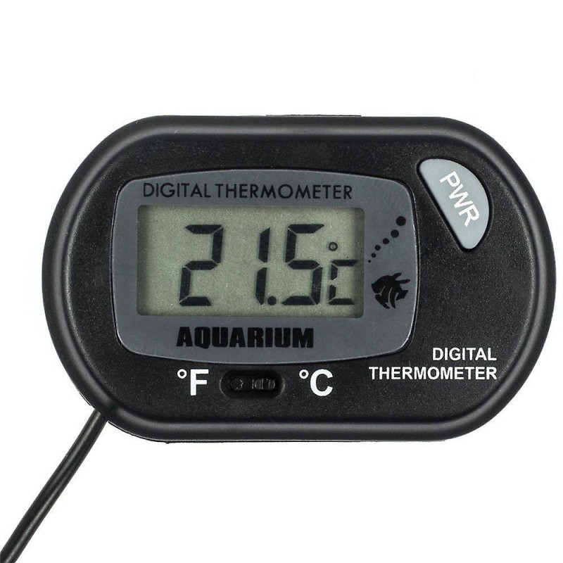 Thermomètre d’aquarium - Thermomètre d’aquarium numérique Lcd avec ventouse et sonde d’immersion pour aquarium, [...]
