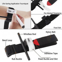 Tourniquet médical à commande rapide d’urgence utilisé pour la trousse de premiers soins en plein air Rescue [...]