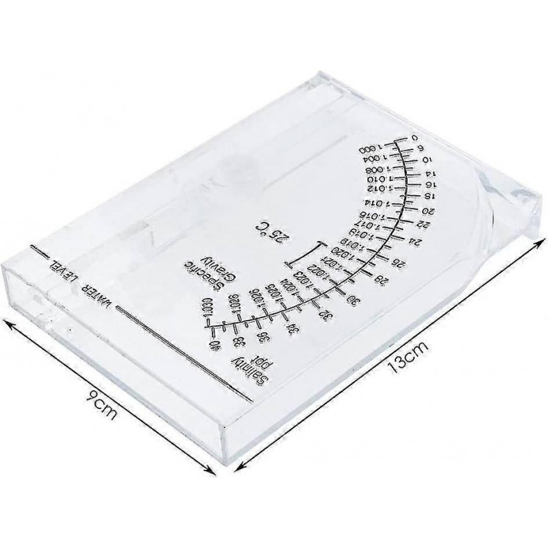 Salinity Tester Sea Specific Gravity Test for Fish Tank Pond Water Saltwater Freshwater Accurate