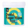 Dental Wipes for Dogs & Cats 50Pcs Finger Wipe Great for Pet Teeth Cleaning