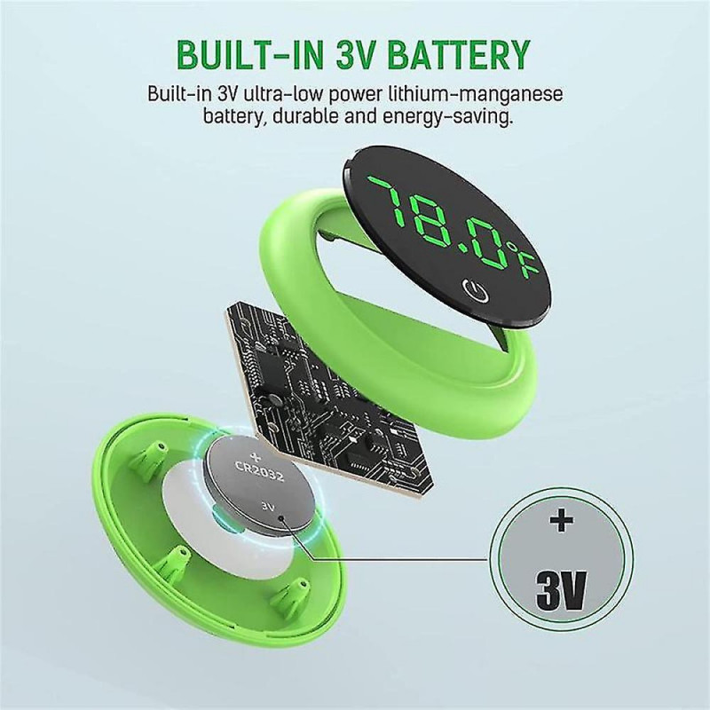 5s Refresh Speed Touch Screen Fish Tank Accurate Temperature Sensor