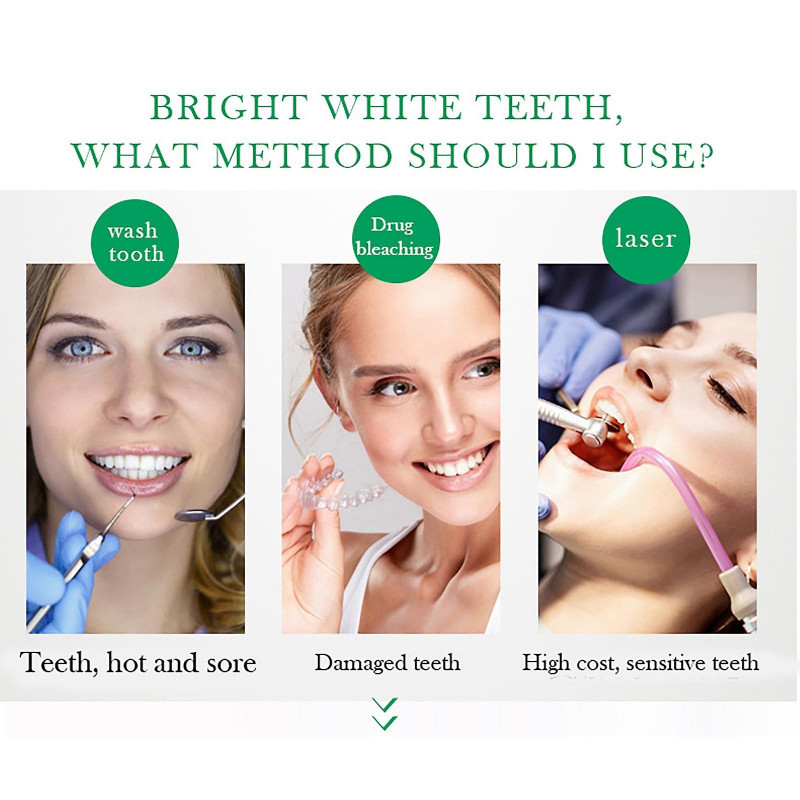 Tooth Powder Removes Yellow, Washes White, Cleans Plaque, Removes Bad Breath