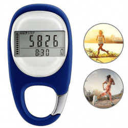 3d Digital Simple Walking Distance Clip On Pedometer Step Counter