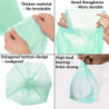 100 Trash Bags, 15-20L, Ultra-Resistant, Leak-Proof, With Handle Green 45X60cm