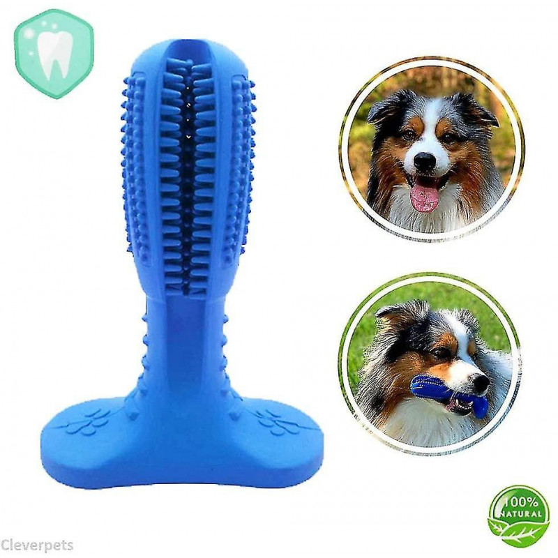Dog Toothbrush For Dog Dental Care Made Of Natural Rubber - Tartar Remover For Dogs