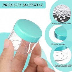 Sunrain Beauticom 60 grammes / 60 ml (2 oz) rond transparent étanche en plastique cont