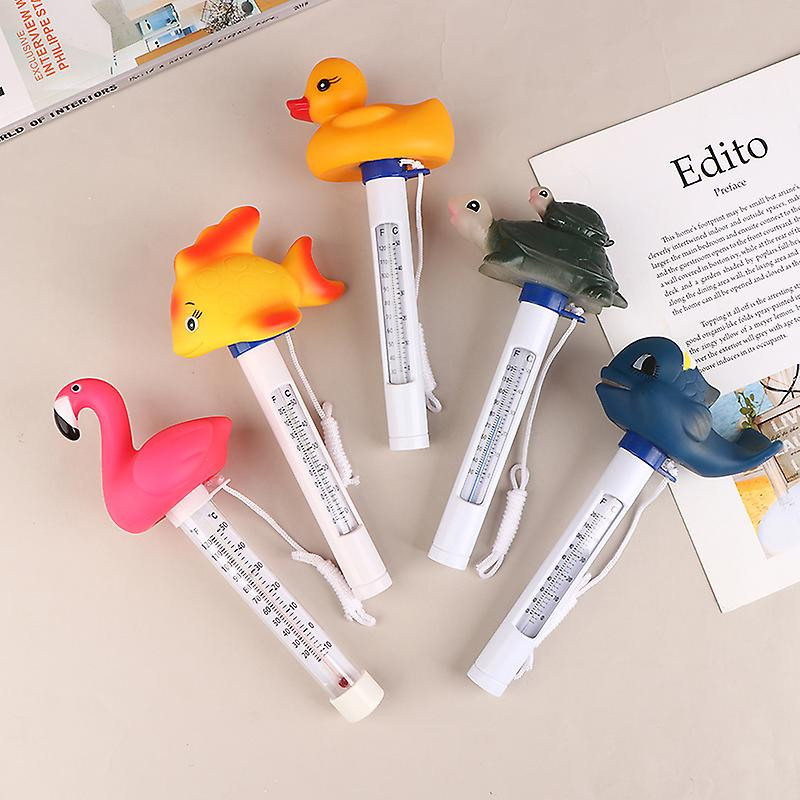 1pc Swimming Pools Water Temperature Thermomet Cartoon Water Temperature Meter