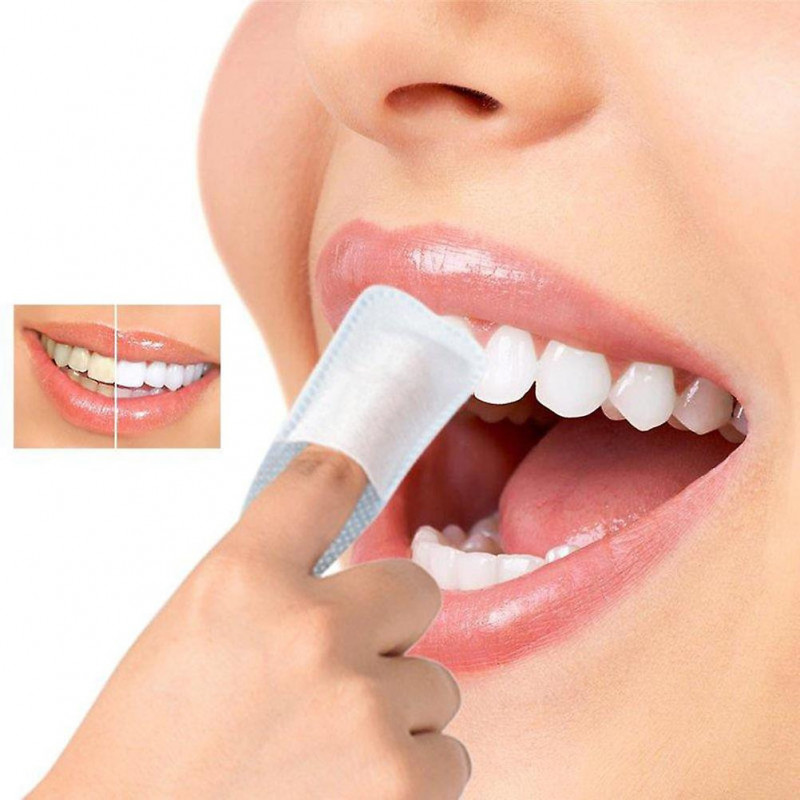 10 Pcs Disposable Toothbrush Soft Oral Wipe Gauze Oral Wipe Oral Brush Up Finger Toothbrush