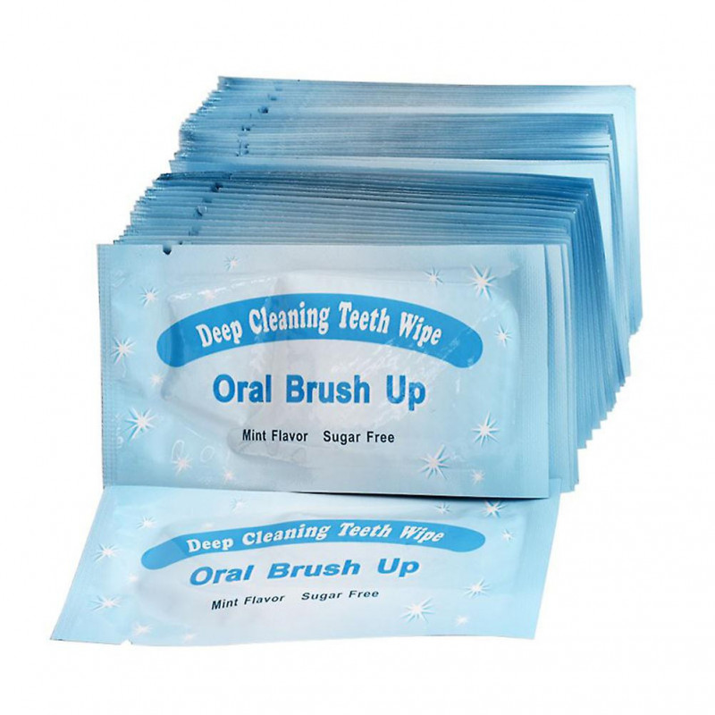 10 Pcs Disposable Toothbrush Soft Oral Wipe Gauze Oral Wipe Oral Brush Up Finger Toothbrush