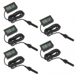 5 Pcs Terrarium Reptile Digital Temperature Gauge Mini Hygrometer Digital Temperature Meter Sensor Reptile