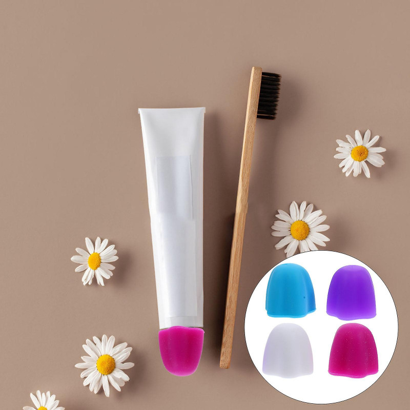 4 Pcs Kids Putter Toothpaste Caps Dispenser Silicone Toothpaste Dispenser Tnvee Toothpaste Caps Self Closing [...]