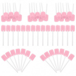 50pcs Jetable Oral Care Sponge Sticks Oral Care Products Fournitures de soins bucco-dentaires