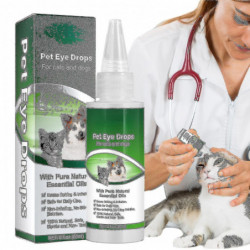 Chien Chat Conjonctivite Gouttes oculaires, lacrymale Conjonctivite Rouge Gonflement Anti Inflammatoire [...]
