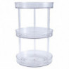 Transparent Turntabletiered Rotating Kitchen Spice Organizer For Cabinets Pantry