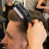 Peigne coiffant multifonctionnel, peigne à cheveux rapides et à cheveux bouclés, peigne portable pour hommes et femmes