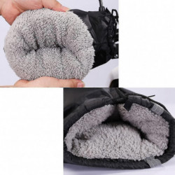 Gants de guidon de moto Manchons de vélo Coupe-vent Gants de cyclisme imperméables à l’eau Hiver Vélo chaud