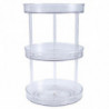 Transparent Turntabletiered Rotating Kitchen Spice Organizer For Cabinets Pantry