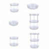 Transparent Turntabletiered Rotating Kitchen Spice Organizer For Cabinets Pantry