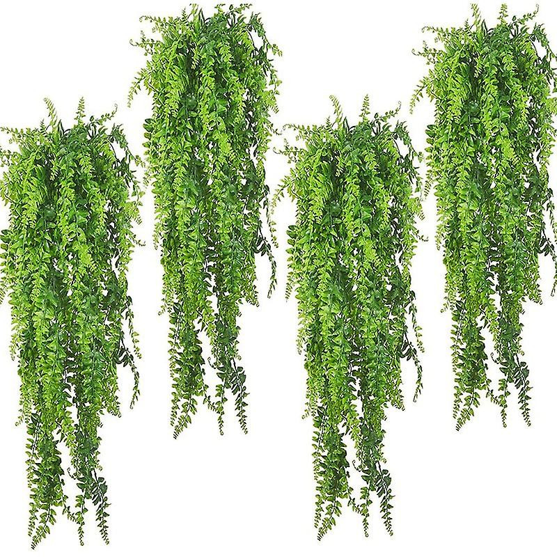 Reptile Plants Hanging Vines Persian Rattan Lizard Gecko Snake Pet Hermit Crab and Tank Habitat 4Pc