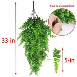 Reptile Plants Hanging Vines Persian Rattan Lizard Gecko Snake Pet Hermit Crab and Tank Habitat 4Pc