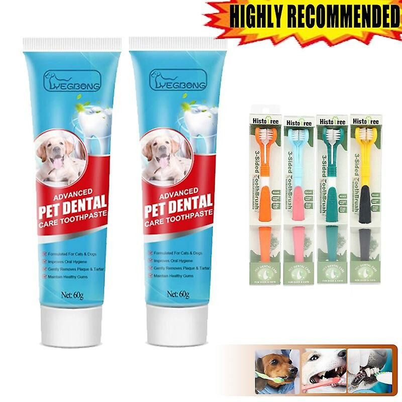 60g Dentifrice pour animaux de compagnie Cat Chien Haleine fraîche Dentifrice Déodorant Tartre Plaque Nettoyage [...]