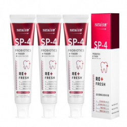 3pcs Sp-4 Probiotique Éclaircissant Dentifrice Blanchissant Fraîche Haleine Enlèvement et Soins Dentaires