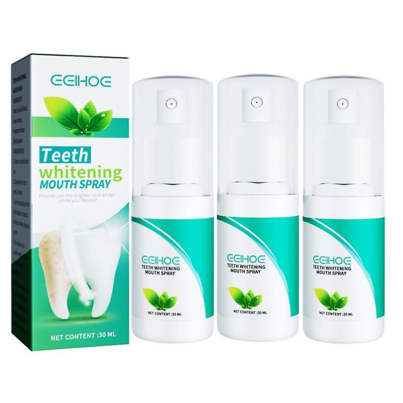 3pcs Menthe 30ml Dents Spray Oral Rafraîchisseur D’haleine enlever Odeur De Bouche Mauvaise Haleine nettoyage dent [...]