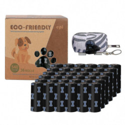 Zysd 36 Rolls Dog Poo Bags 30% Thicker Biodegradable Dog Waste Bags, Eco-fr