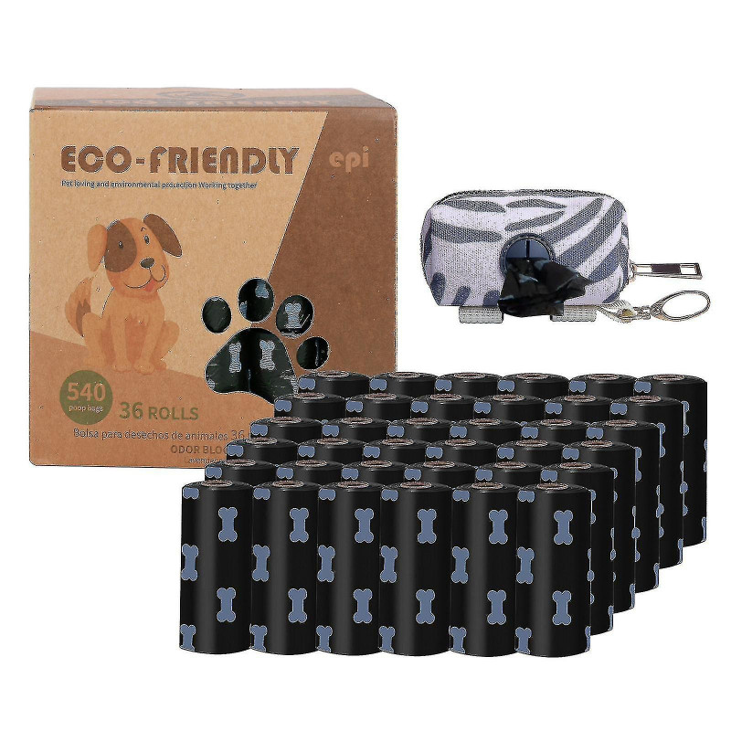 Zysd 36 Rolls Dog Poo Bags 30% Thicker Biodegradable Dog Waste Bags, Eco-fr
