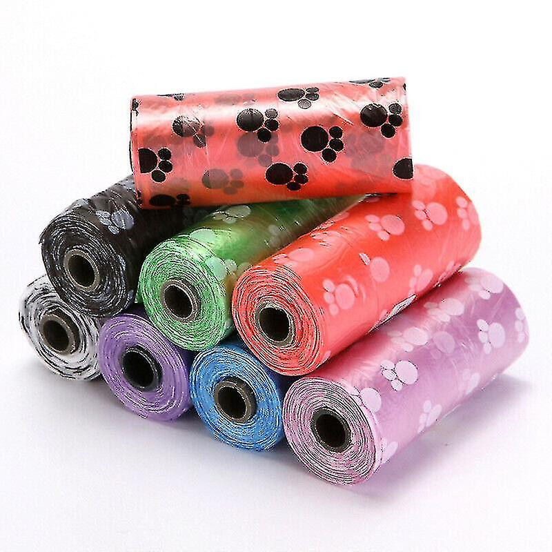Random Color Poo Bags 100 Pooper Scooper Bags pour les excréments et les chiens de compagnie était