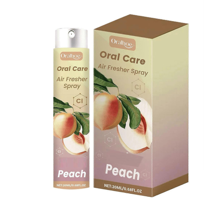 Peach Oral Freshener Spray Whitening Maintains Health Fresh Breath Peach Oral Care Fresher Spray 20ml Cosmetic [...]