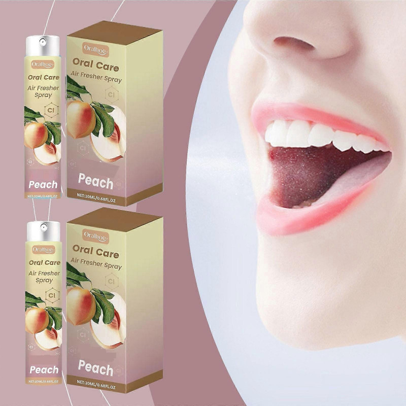 Peach Oral Freshener Spray Whitening Maintains Health Fresh Breath Peach Oral Care Fresher Spray 20ml Cosmetic [...]
