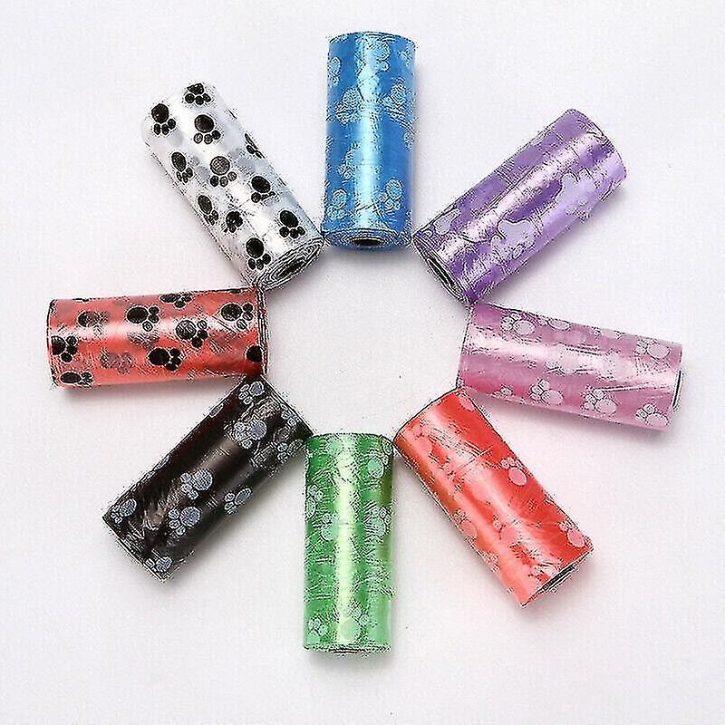 Random Color Poo Bags 100 Pooper Scooper Bags pour les excréments et les chiens de compagnie était