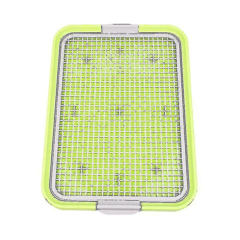 Zysd Pet Toilet With Column Grid Flat Plate Dog Cleaning Supplies Dog Bedpa