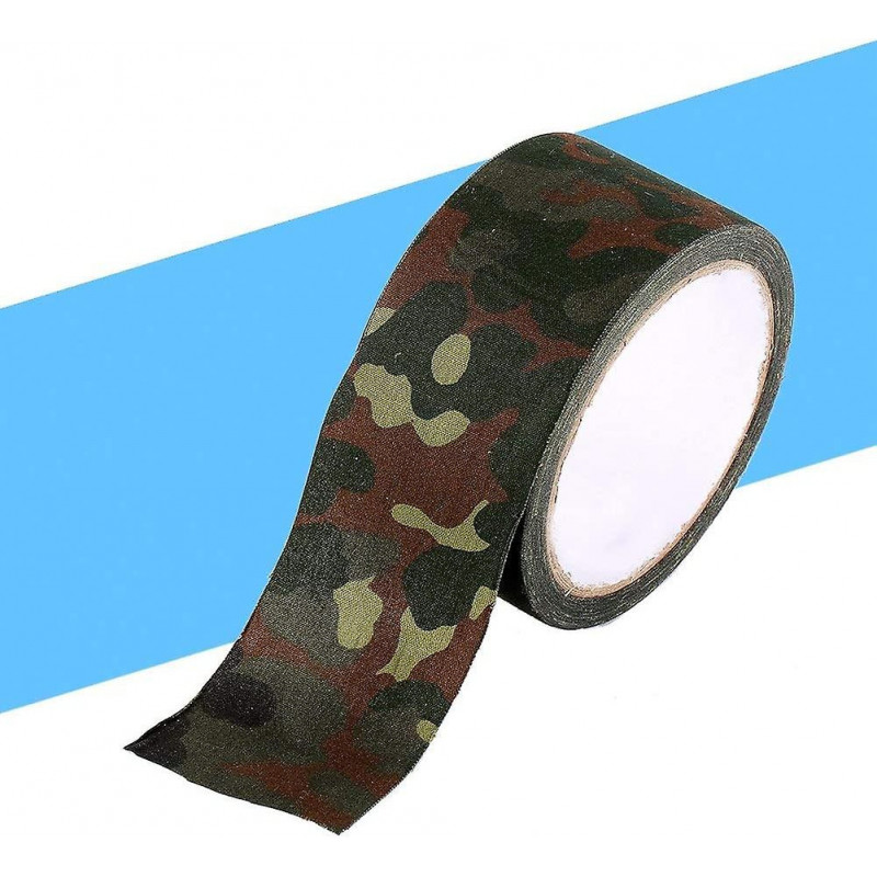 Ruban de camouflage 10m Extérieur imperméable auto-adhésif Rouleau de bandage extensible de protection