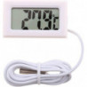 Thermomètre à eau numérique LCD numérique 1pcs, jauge de température -50C ~ 110CWhite