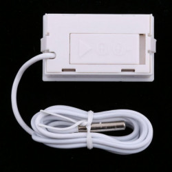 Thermomètre à eau numérique LCD numérique 1pcs, jauge de température -50C ~ 110CWhite