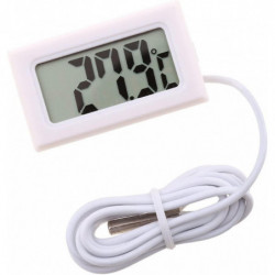 Thermomètre à eau numérique LCD numérique 1pcs, jauge de température -50C ~ 110CWhite