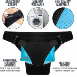 1pcs Shoulder Brace Compression Support For Torn Rotator Cuff,blue