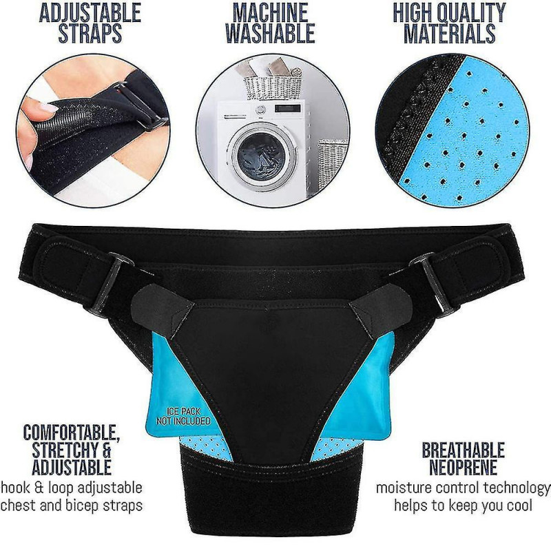 1pcs Shoulder Brace Compression Support For Torn Rotator Cuff,blue