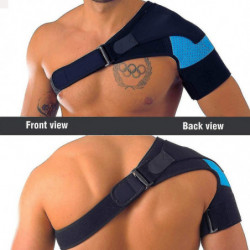 1pcs Shoulder Brace Compression Support For Torn Rotator Cuff,blue