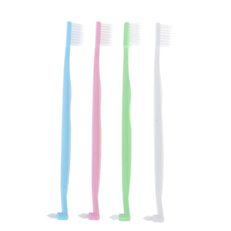 4 Pcs Brosse à dents à double extrémité
