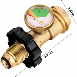 Pol Compteur de gaz propane Réservoir Détecteur de fuite intégré, Compteur de jauge de réservoir de carburant au [...]