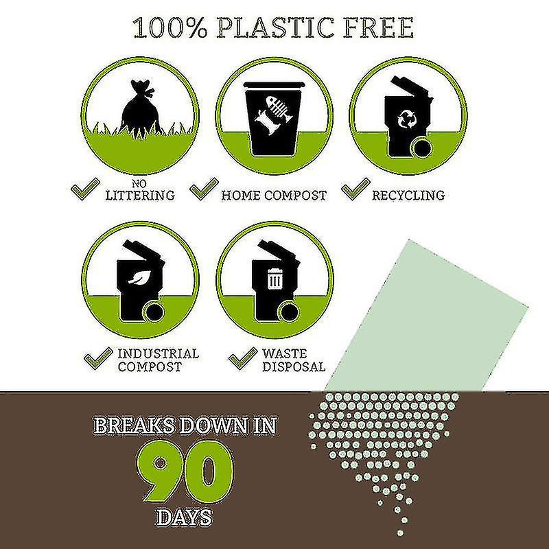 Zysd Poop Bags For Dog Waste, Tear Resistant, Thick Plastic, Guaranteed