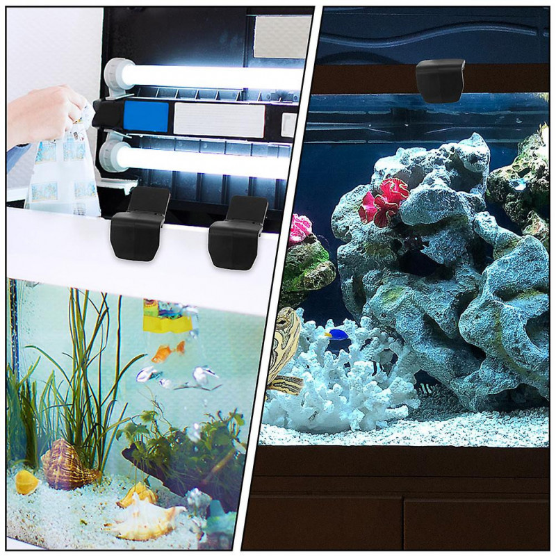 6 Pcs Reptile Terrarium Glass Turtle Terrarium Lock Reptile Feeding Tank Feeding Tank Parts Pet Supplies